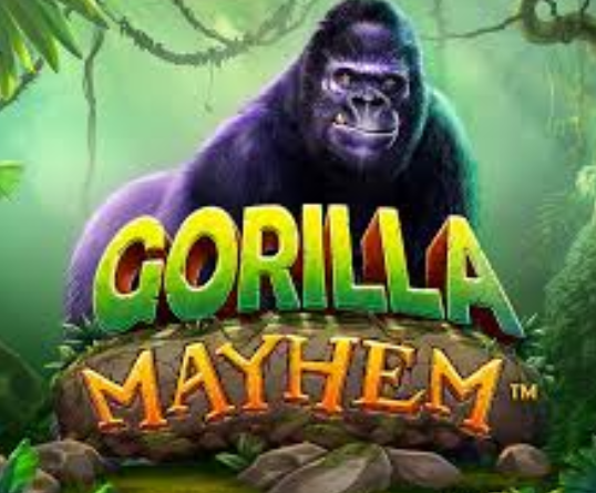 Gorilla Mayhem, wilds, slots online, rodadas grátis, multiplicadores, bônus, jogo responsável, cassino.